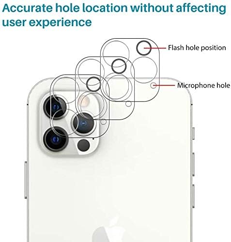 סטנס בלינג טלפון מקרה תואם עם אייפון 12 פרו מקס מקרה-אופנתי-3 ד בעבודת יד [סדרת ניצוץ] בלינג שועל פרפר עיצוב כיסוי עם מצלמה עדשת מגן [3 חבילה] - לבן